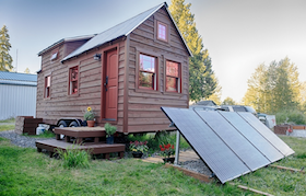 Panneau photovoltaique tiny house